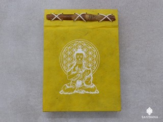 CrA220 Carnet Artisanal Népalais Bouddha