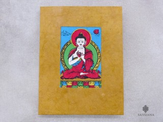 CrA221 Carnet Artisanal Népalais Bouddha