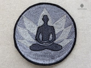 PB76 Pièce Brodée Yoga Méditation Lotus